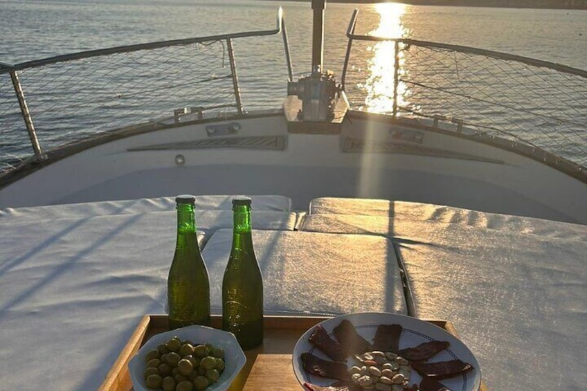 Navigation along the Malaga Coast in a Private Boat with Tasting