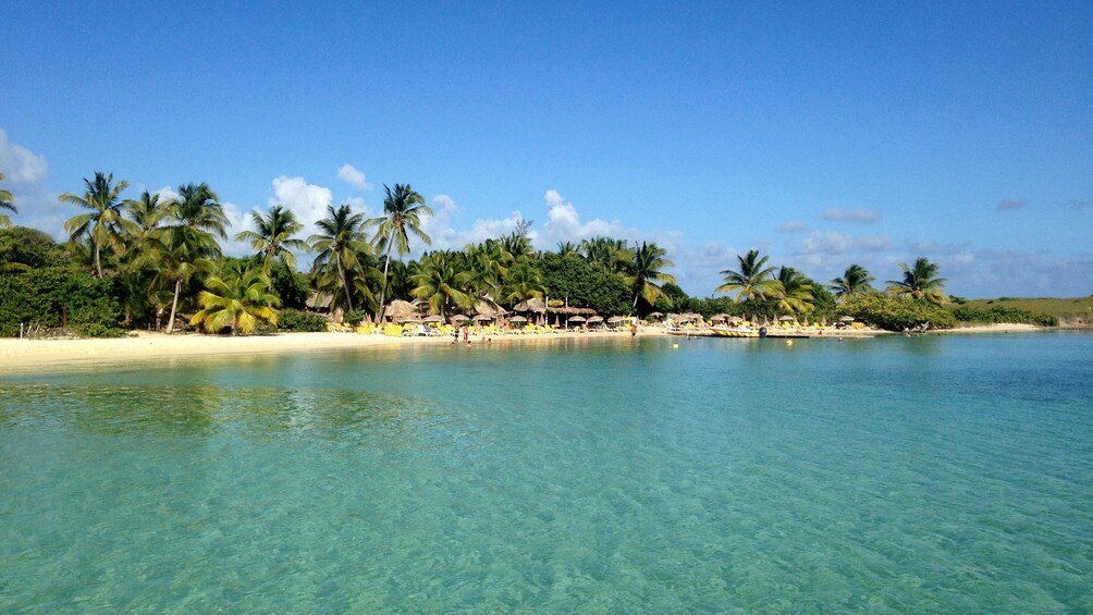 Beach on St Martin Island