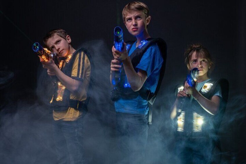 3 rounds of premium laser tag in Göppingen