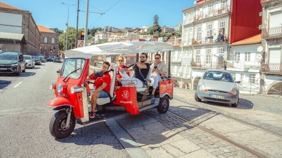 Tuk Tuk Tour in Porto at Sunset