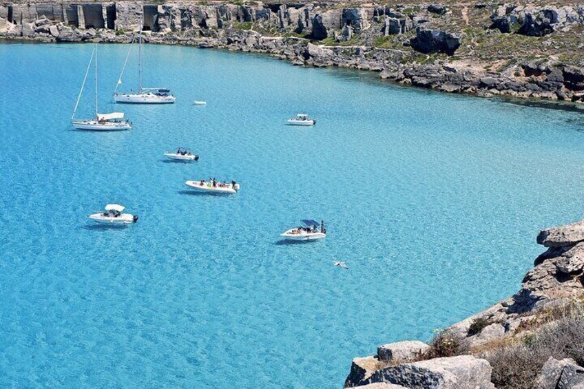 Private Maxi Rib Day Tour in Favignana and Levanzo