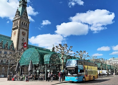 Hamburg: Lijn F Hop-On Hop-Off Bus Stadstour