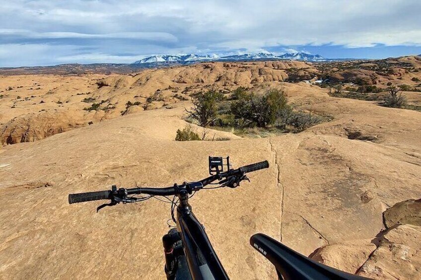 View of La Sal Mountains