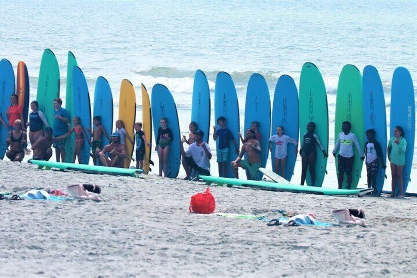 Private Group Surf Lessons in Myrtle Beach