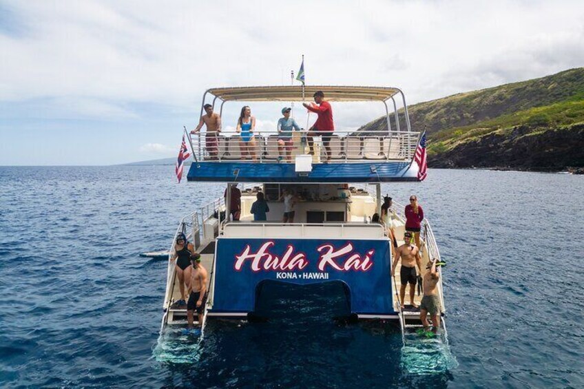 Manta Ray Night Snorkel Tour from Kona