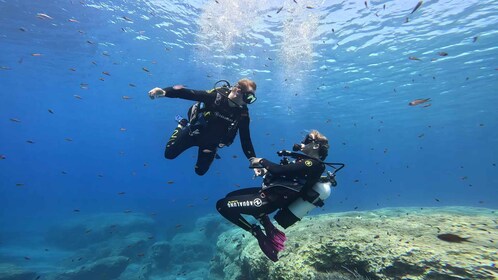 Programa de buceo PADI para principiantes en el Peloponeso