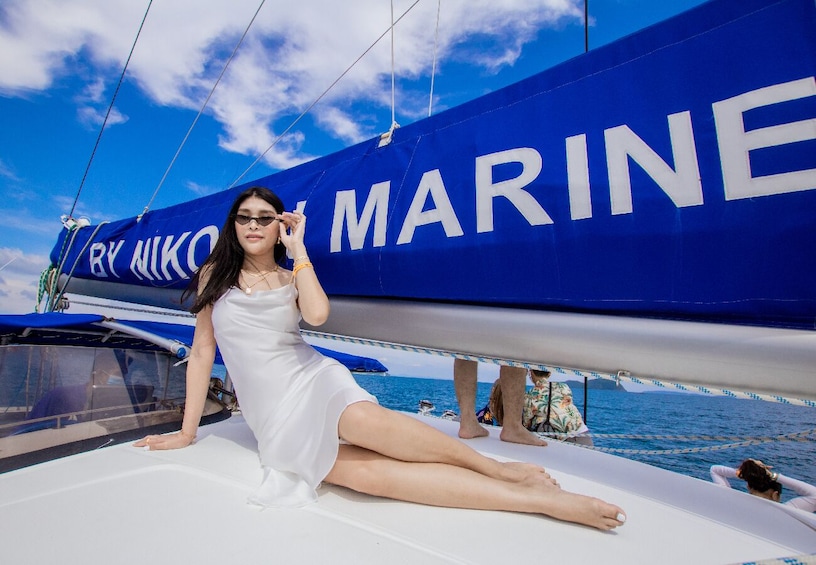 Full Day Coral Island, Phomthep Cape And Leam Krating Catamaran