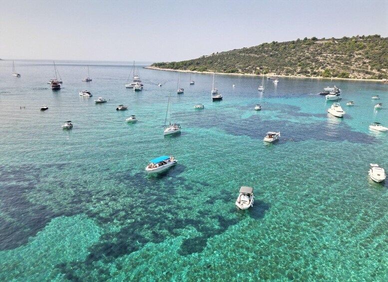 Picture 12 for Activity From Trogir: Half-Day 3-Island Boat Tour with Coffee/Water