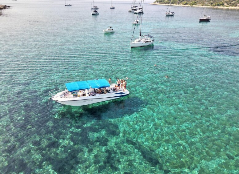 Picture 1 for Activity From Trogir: Half-Day 3-Island Boat Tour with Coffee/Water