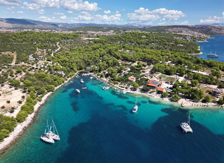 Picture 15 for Activity From Trogir: Half-Day 3-Island Boat Tour with Coffee/Water