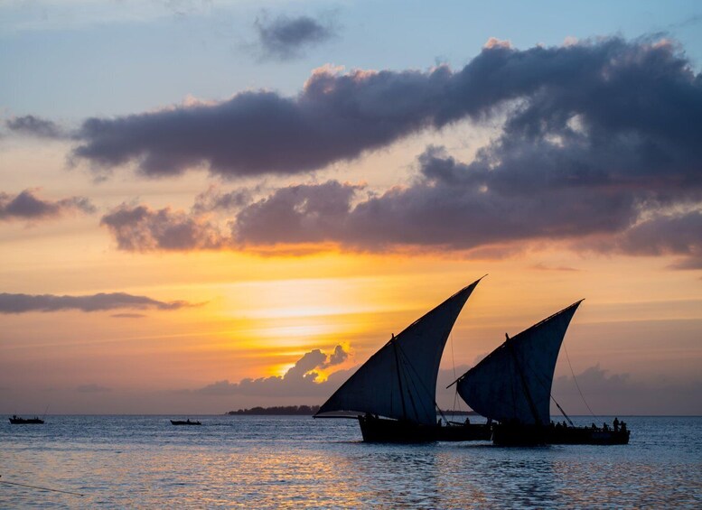 Picture 2 for Activity Stonetown: Scenic Sunset Cruise with Live Jazz