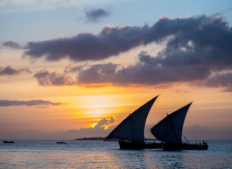 Picture 2 for Activity Stonetown: Scenic Sunset Cruise with Live Jazz