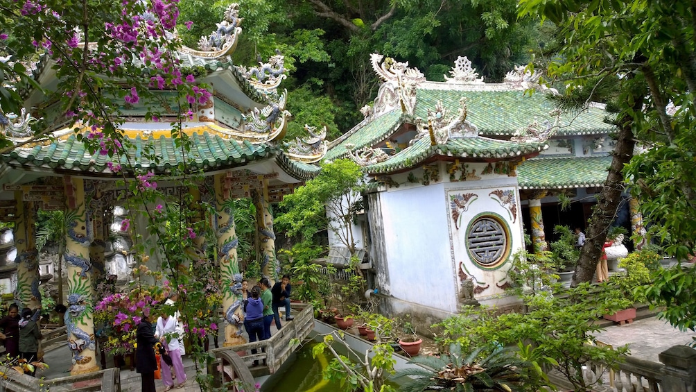 Beautiful gazebo and gardens in Da Nang