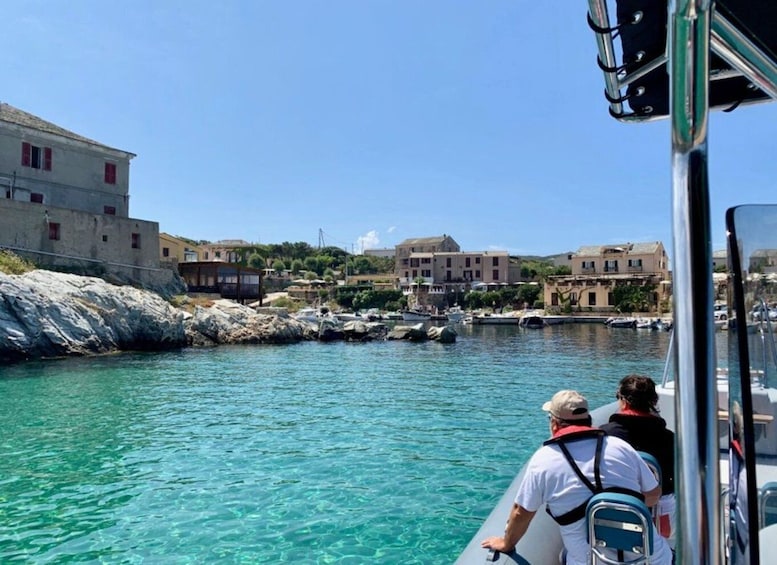 From Lumio: Les Agriates Desert Cruise with swimming