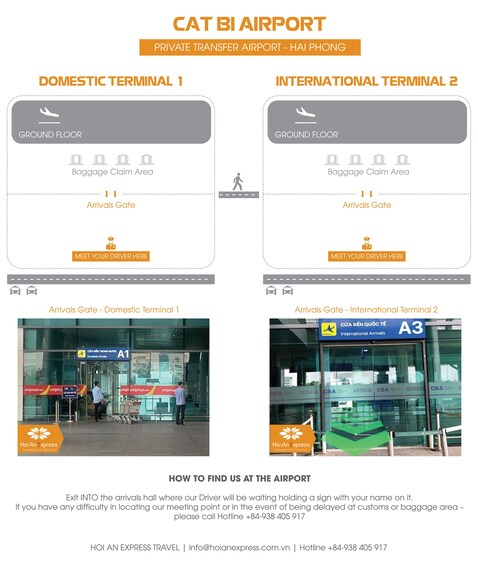 Private Transfer: Cat Bi Airport, Hai Phong to Hai Phong City Center