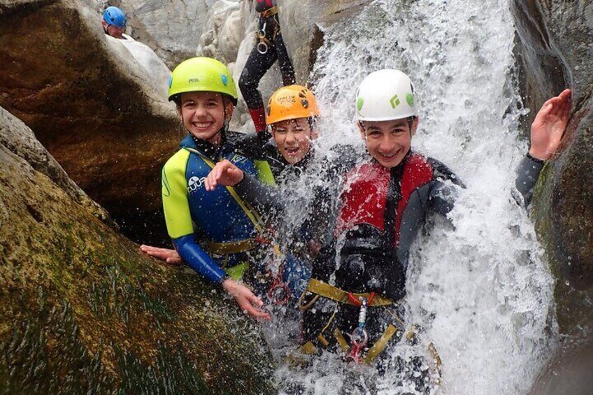 From Mijas: Guadalmina Canyon Canyoning Tour