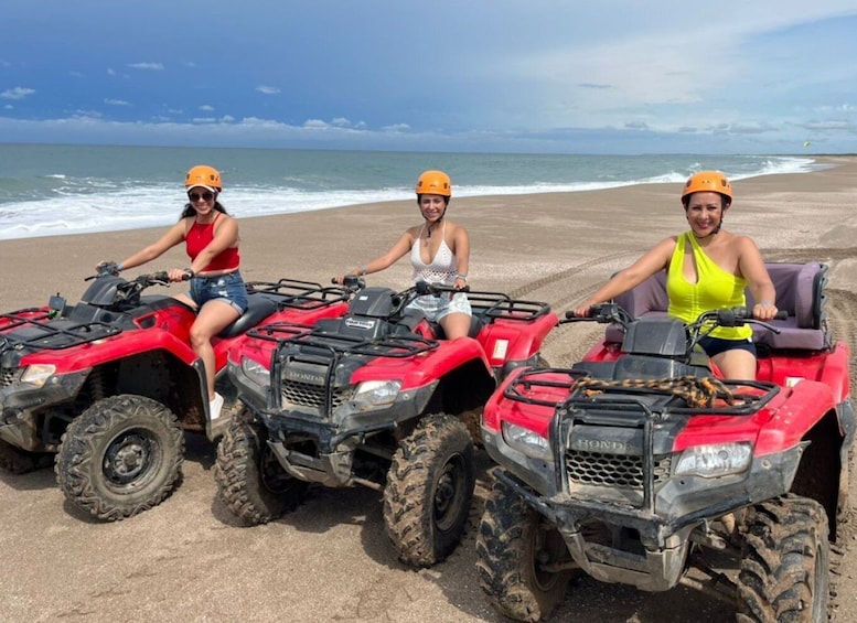 beach and jungle ATV tour + lunch and tequila tasting