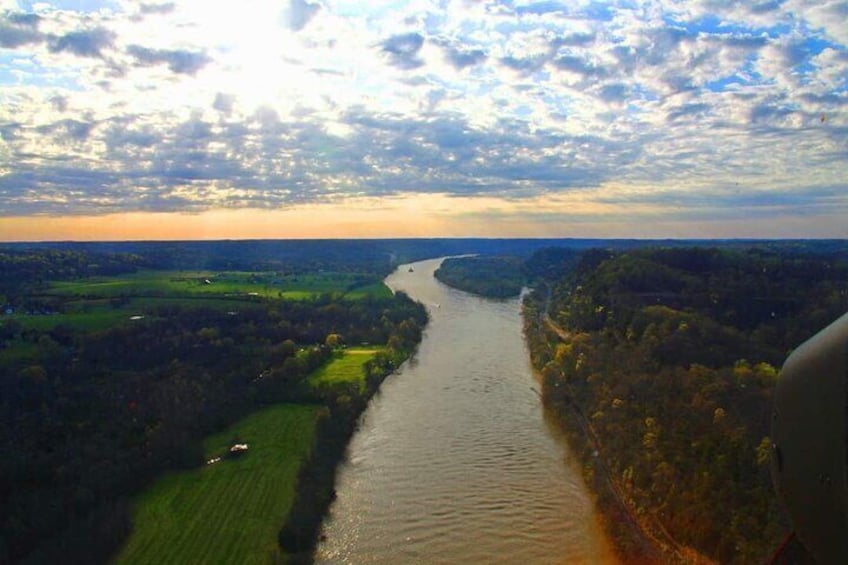 Premium River and Nature Helicopter Experience