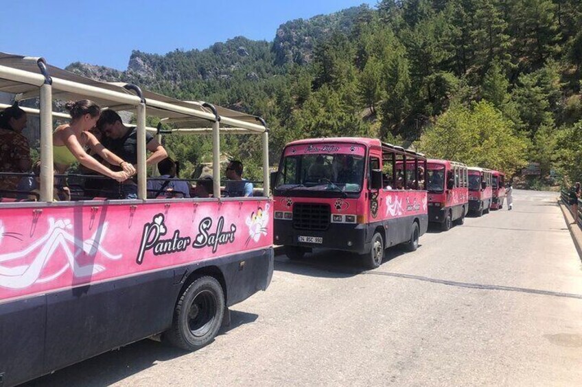 Alanya Cabrio Adventure Safari With Green Canyon Boat Trip