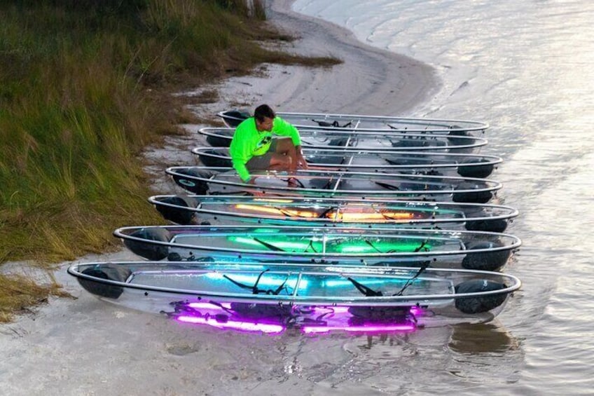 Night Glow Kayak Paddle Session in Key West, FL