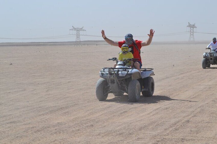 3 Hours Safari by ATV Quad Bike & Camel Ride Transfer to El Gouna