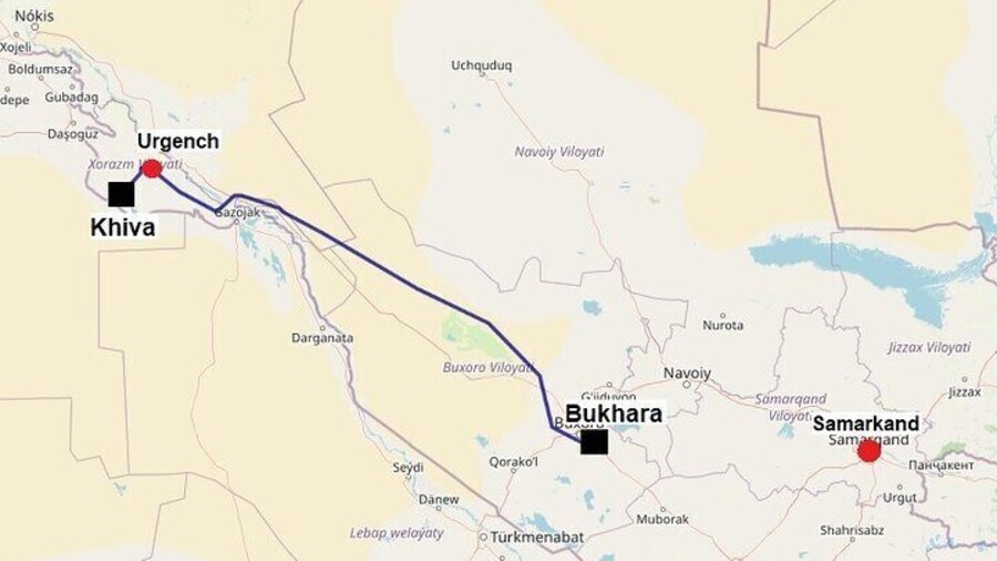 Private Transfer between Khiva and Bukhara