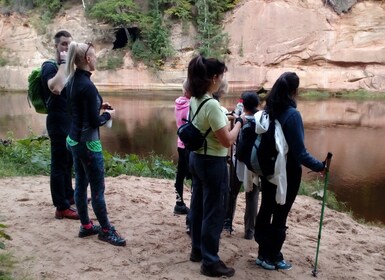 Begeleide wandeltocht door het Gauja Nationaal Park