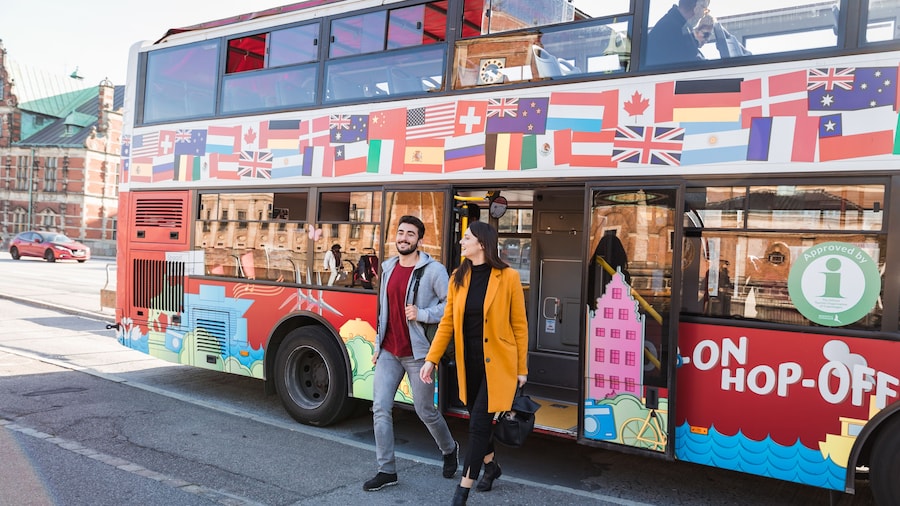 Copenhagen Red Sightseeing Hop-On Hop-Off Bus & Boat Option