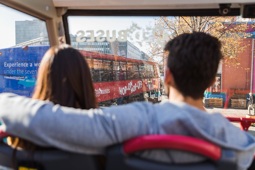 Copenhagen Red Sightseeing Hop-On Hop-Off Bus & Boat Option