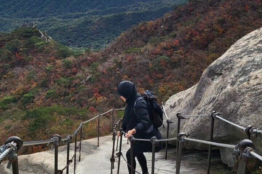 Private Hiking in Bukhansan National Park (Baegundae Main peak)