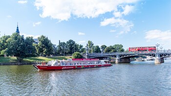 Red Sightseeing Stockholm Hop-On Hop-Off Boat