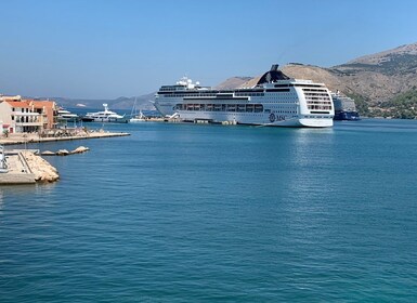 Tour privato della spiaggia di Myrtos e della grotta di Melisani