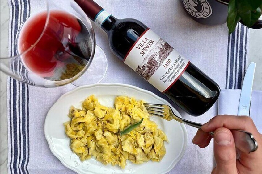 Tasting of 3 Garda Wines and Tortellini in Valeggio