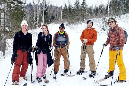 Hok skiing introduction (Two Harbors, Larsmont Cottages)