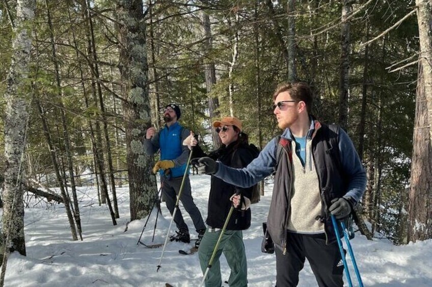 Hok skiing introduction (Two Harbors, Larsmont Cottages)