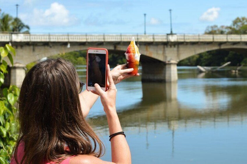 A refreshing treat at the Cavendish Bridge