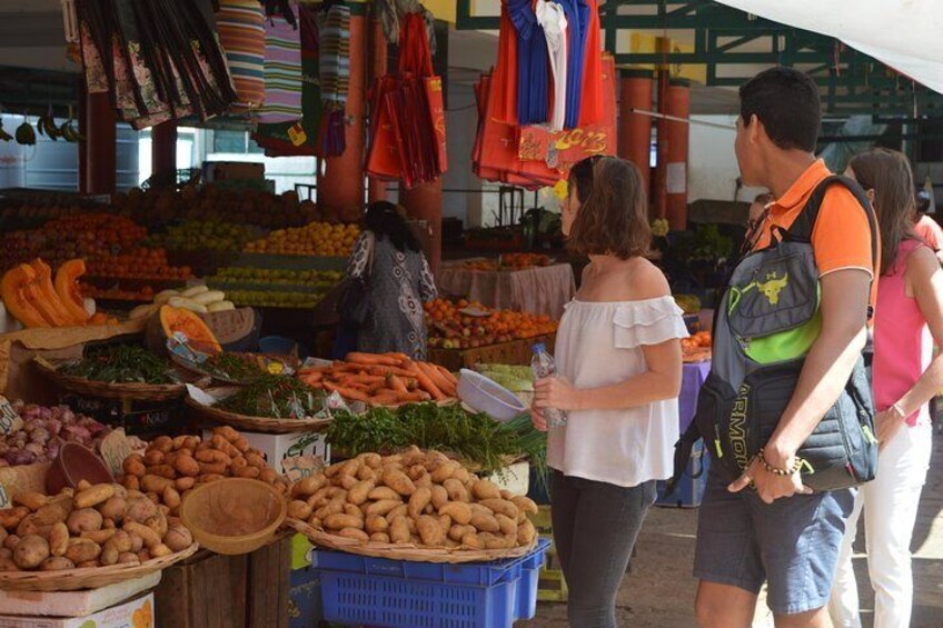 Wandering through the local market