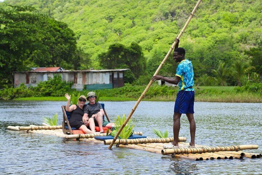 St. Lucia Private Bamboo Rafting Experience