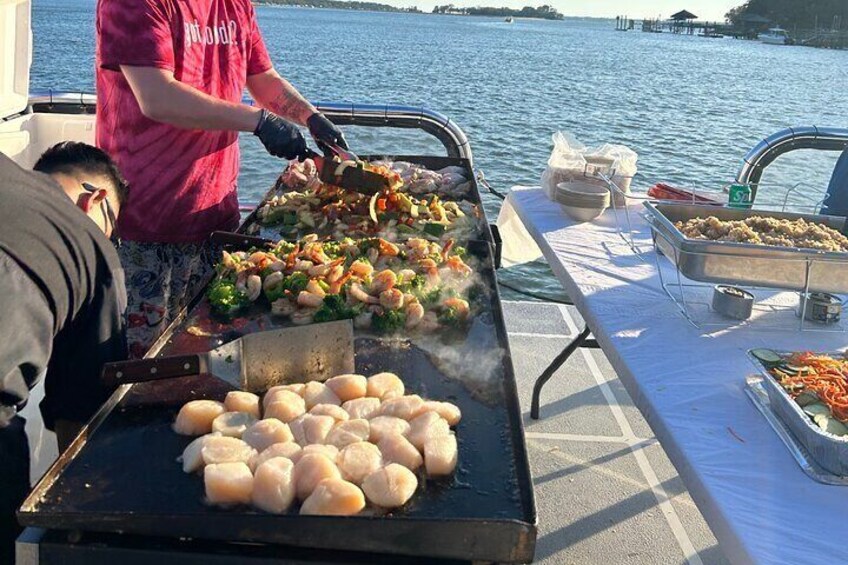 Sunset Hibachi Cruise on Hilton Head Island