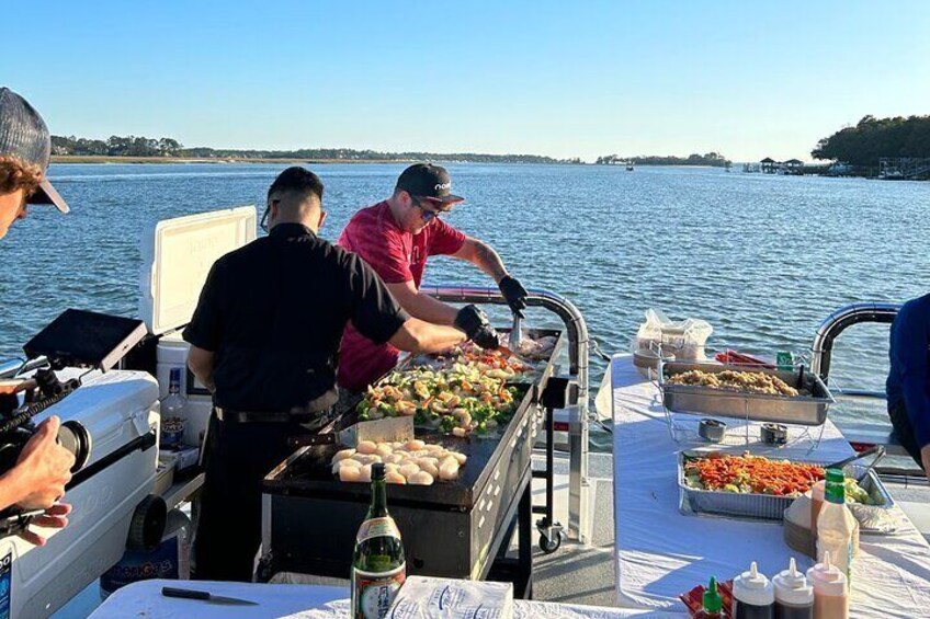 Sunset Hibachi Cruise on Hilton Head Island