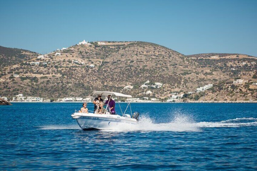 Boat Rental in Milos island