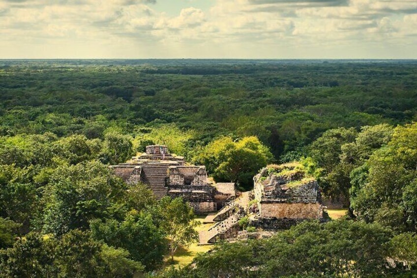 Sian Kaan Reserve and Muyil Mayan Ruins from Tulum