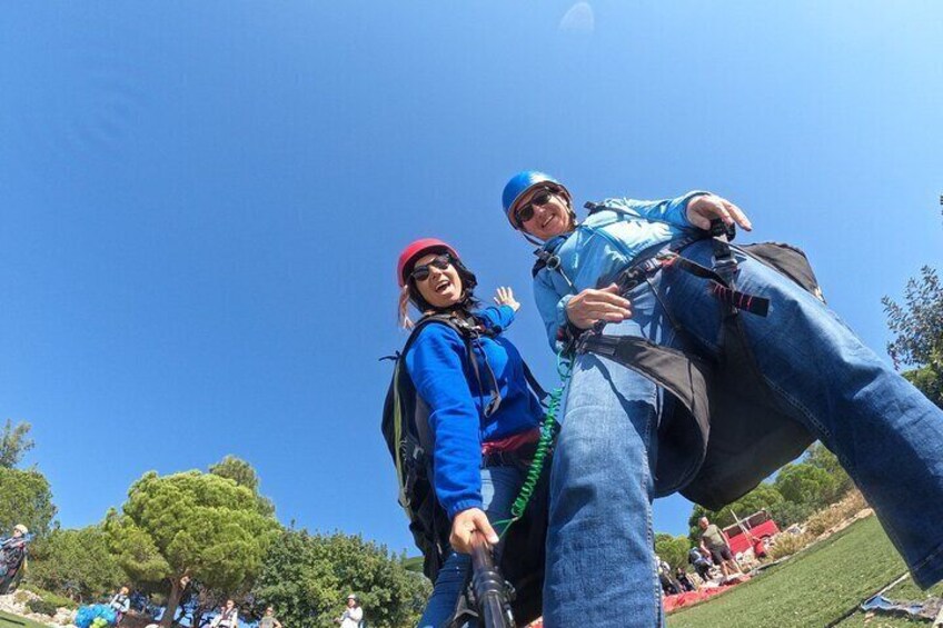 From Antalya Alanya Tandem Paragliding With Beach Visit 