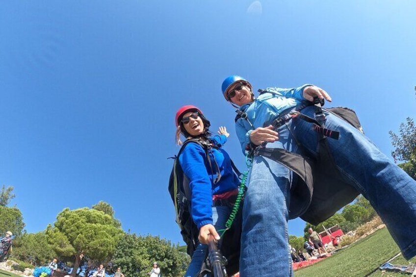 From Antalya Alanya Tandem Paragliding With Beach Visit