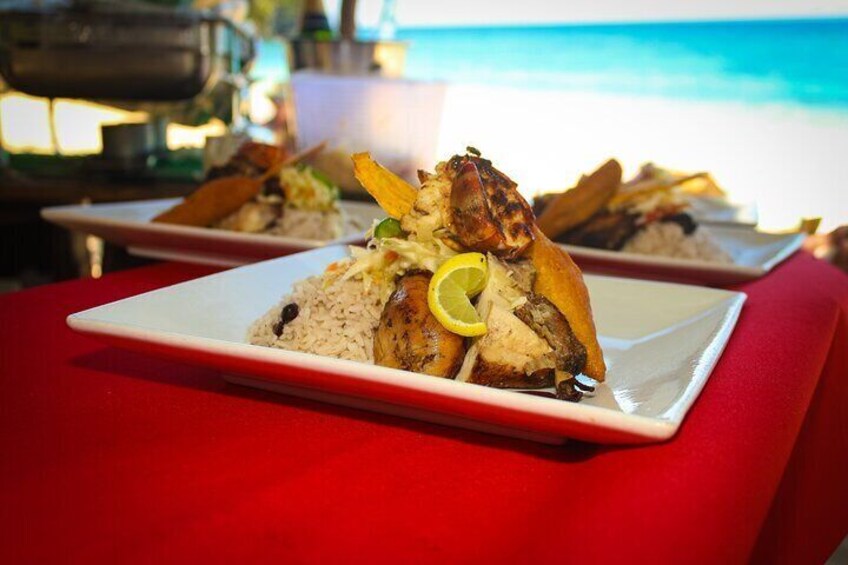 Bamboo Beach Club with Lunch and Cocktails from Montego Bay