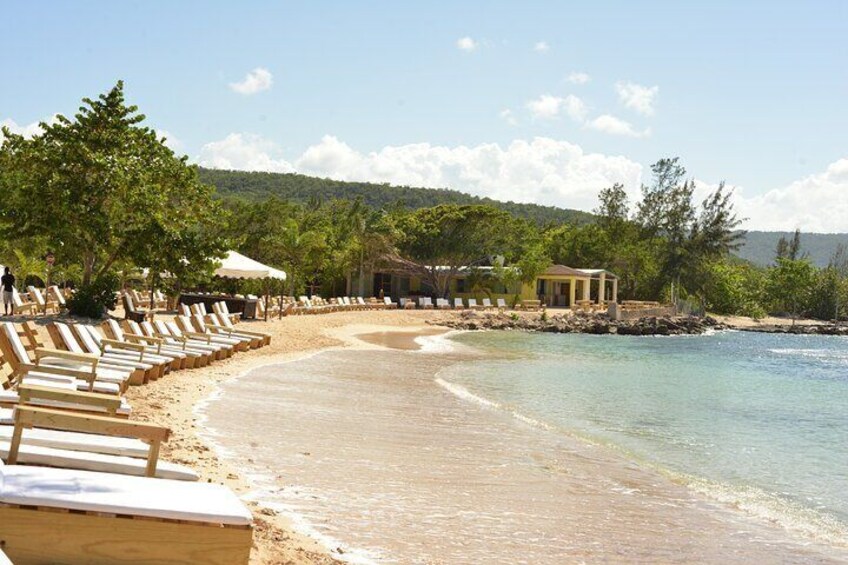 Bamboo Beach Club with Lunch and Cocktails from Montego Bay