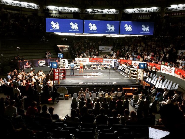 MuayThai Match at Rajadamnern Boxing Stadium