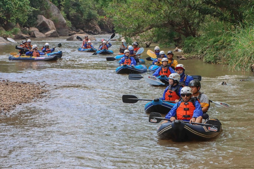 Picture 1 for Activity Chiang Mai: 3-Hour Trekking and Inflatable Kayaking Tour