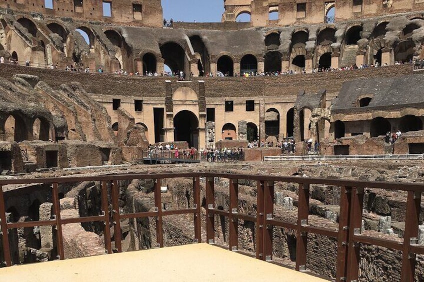 Colosseum Underground & Roman Forum: Exclusive Small Group Tour