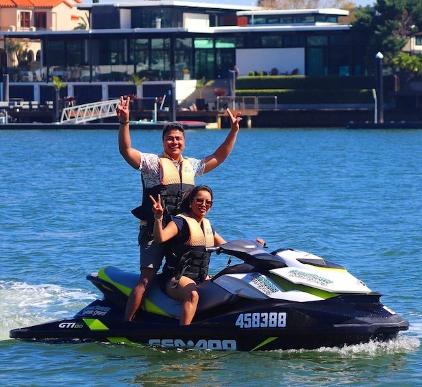 Picture 4 for Activity Gold Coast: Surfers Paradise 1-Hour Jet Ski Island Safari